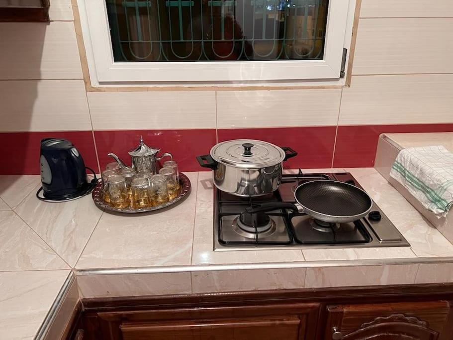 3 Zimmer Wohnung Corniche Nador Sidi Ali- Am Meer & Wifi Esterno foto